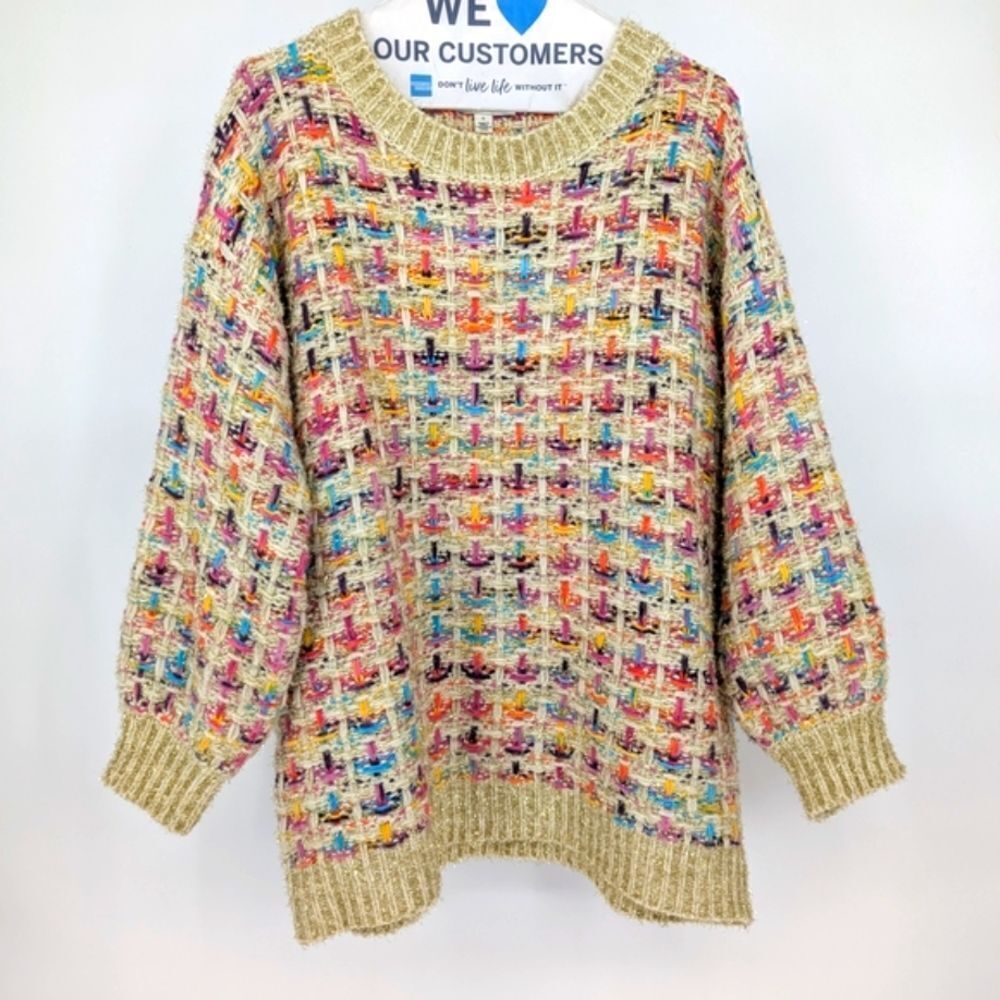 Stellah Multicolor Knit Sweater - Picture 3 of 6